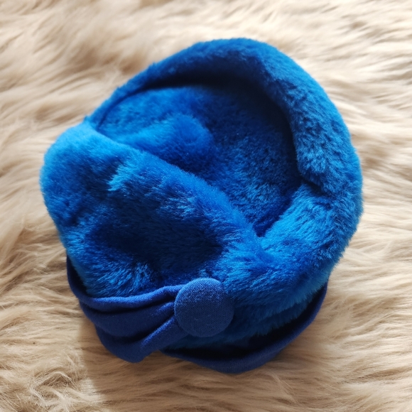 Vintage‎ Union Made 1960s Mod Hat Blue - Picture 3 of 9